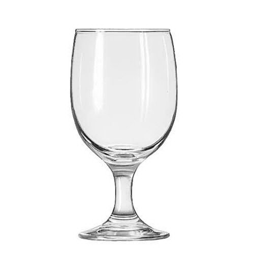 Libbey Goblet Glass Clear, 11.5 oz., 2.875" Top Diameter x 2.75" Bottom