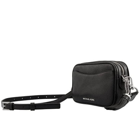 Michael Kors Ladies Black Pebbled Leather Convertible Belt Bag