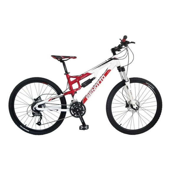 Bicicleta Benotto Mtb DS-900 R27.5 27v Doble Disco Hidraulico rojo SM