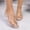 White, variant on Womens Retro Closed Toe Beach Sandals, New Style Transparent Clear Jelly Material Footwear, Lightweight Flat Non Slip Closed Toe Slides,