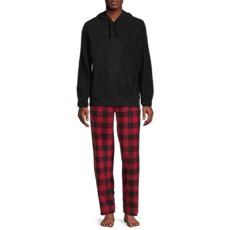 U.S. Polo Assn. Men's Microfleece Pants and Long Sleeve Hoodie Set, 2-Piece
