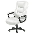 thumbnail image 5 of Furmax Indoor High-back Swivel Office Desk Chair With Lumbar Support, White, 5 of 7