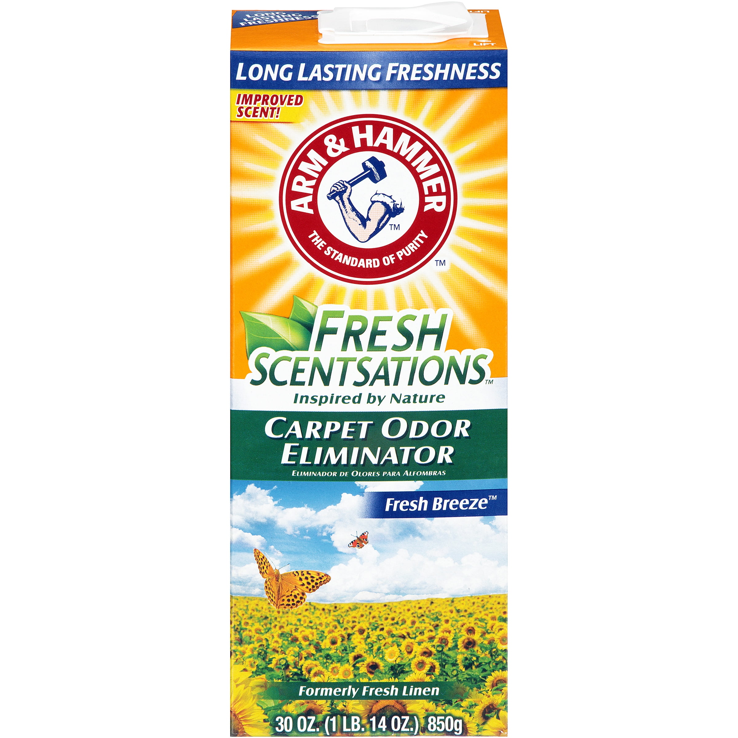 Arm Hammer Carpet Odor Elimantor, Fresh Breeze 30 oz.