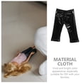 thumbnail image 2 of HEALEEP Jupe Plissée Mini Pantalon de Poupée Noir Matériau Doux Accessoire de Garde-Robe 1 Paire, 2 of 8