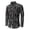 02#Black, variant on Moon Logo Mens Shirts Long Sleeve Buttons V-Neck Hawaiian Shirt Top