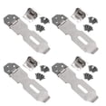 thumbnail image 1 of 4 Pcs Cadenas à Boucle en Acier Inoxydable 90° Pliant Anti-Vol pour Porte, 1 of 8