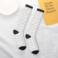 thumbnail image 4 of Daiia Sports Socks Cute Goose Printed Novelty Crew Socks for Men Women Knee High Socks Cotton Socks Soft & Breathable Support Unisex Socks, 4 of 9