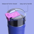 thumbnail image 5 of Bubba Water Bottle, 32 Oz, Stainless Steel, Vacuum Insulated Leakproof, DualSip 2-Way Lid, Ocean Energy, 5 of 10