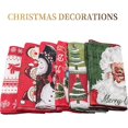 thumbnail image 2 of Christmas Table Runner Santa Red Table Runner Christmas Holiday Tablecloth Santa Claus Table Cover Xmas Plaid Table Decoration, 2 of 2