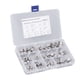 thumbnail image 5 of Kit surtido de tuercas hexagonales de 80 piezas, tuercas de seguridad de acero inoxidable 304 con inserto de nailon, 8 especificaciones, 5 of 8