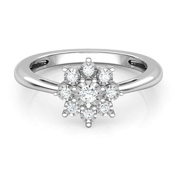 moissanite Ring, Female Ring, Round Cut Ring, Wedding Ring, 925 Sterling Silver Ring, Gift For Him