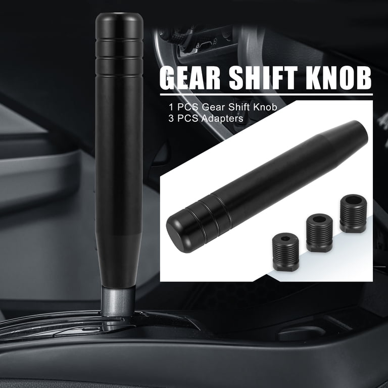 A ABSOPRO Car Gear Shift Knob Universal with 3 Threaded Adapters