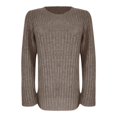 thumbnail image 5 of Pxiakgy long sleeve shirts for women Women's Long Sleeve Shirts Crewneck Tunic Tops Lightweight Fall Sweaters womens long sleeve tops shirts for women gifts for women Khaki + M, 5 of 5
