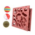 thumbnail image 4 of Juguete de rompecabezas para gatos, divertido juego de laberinto, juego mental enriquecedor de actividades, juguete interactivo para gatos, regalo Rosa 30cm, 4 of 8
