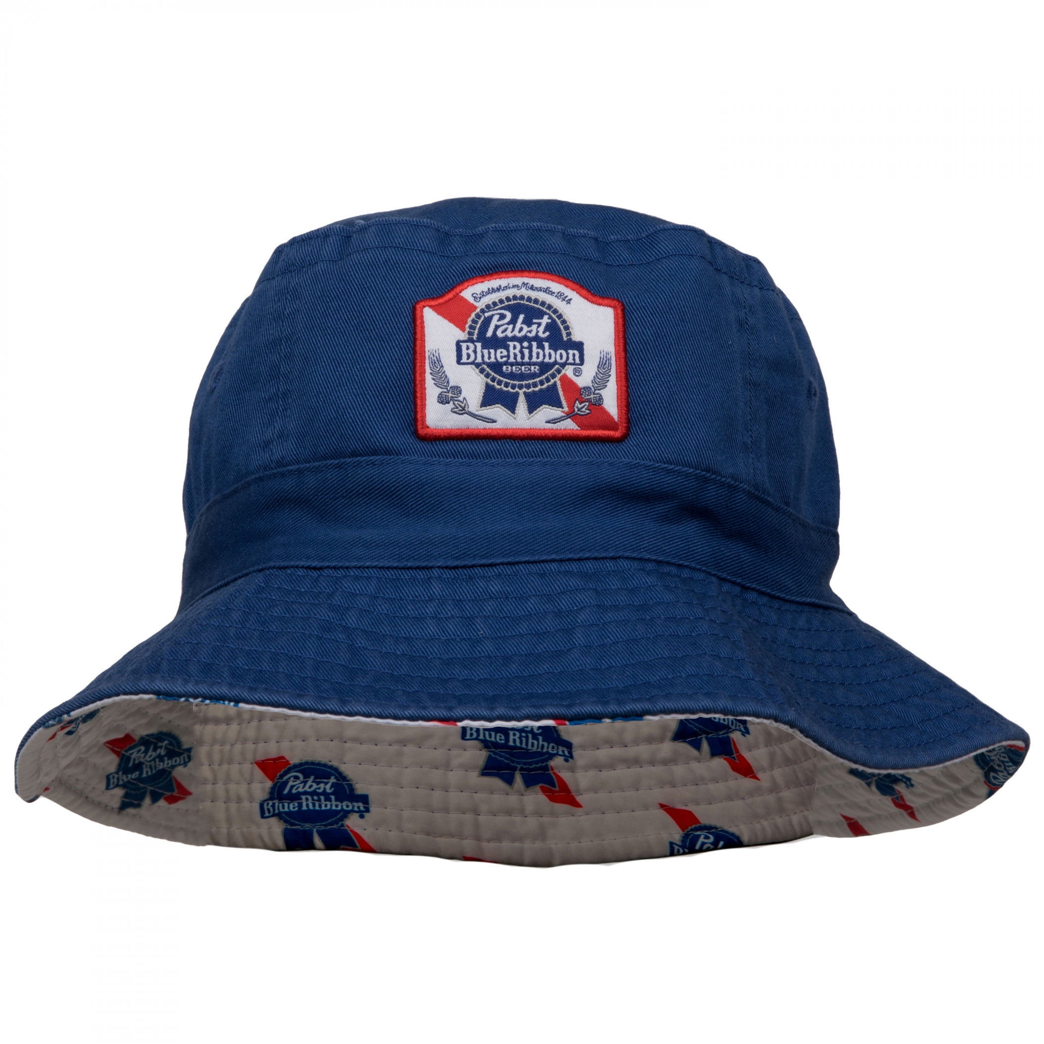 Pbr Trucker Hat Pabst Blue Ribbon Reversible Bucket Hat - 100