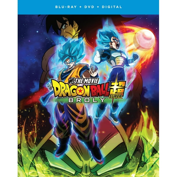 Dragon Ball Super Broly The Movie Blu Ray Dvd Digital Copy Walmart Com