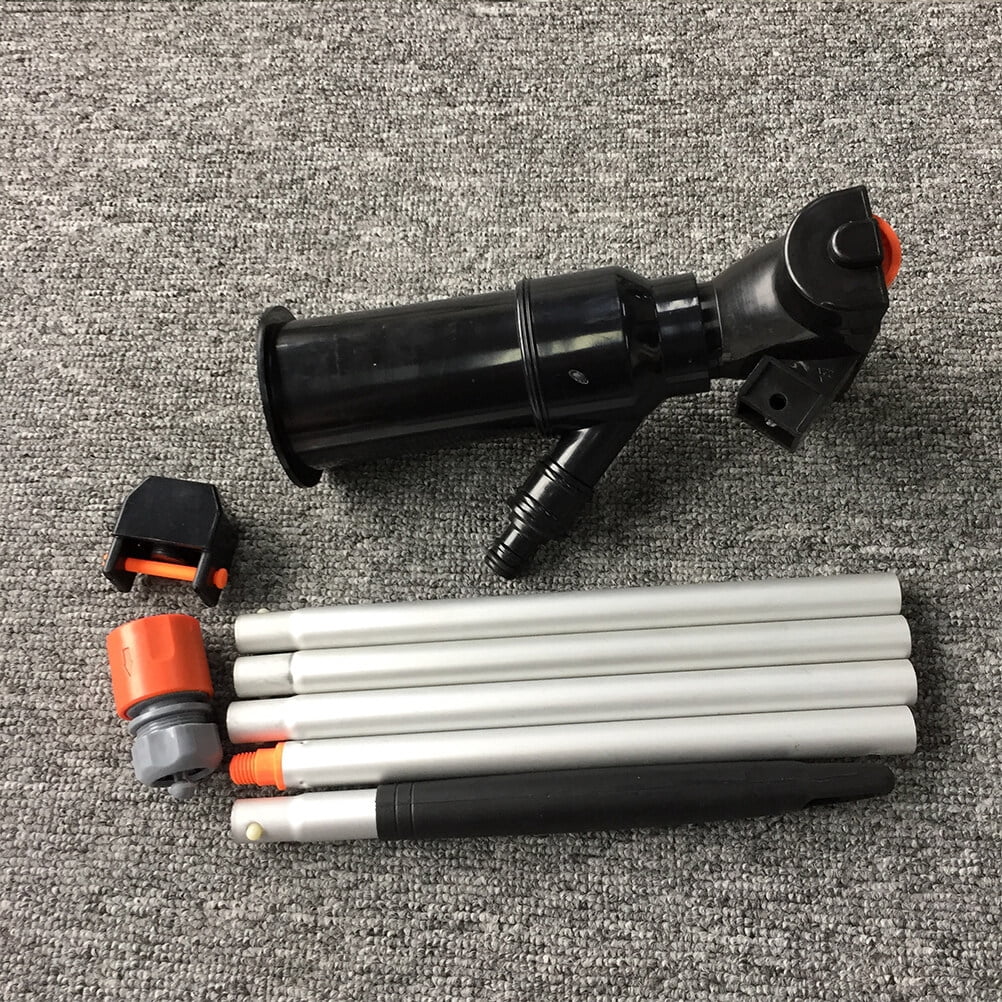 Swimming Pool Cleaner with Strong Suction for Pool Use Made of Metal and Plastic Orange 1 Set