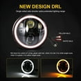 thumbnail image 6 of 4PCS 5-3/4" 5.75 Inch Round LED Halo Headlights Angel Eyes High Low Beam DRL, 6 of 6