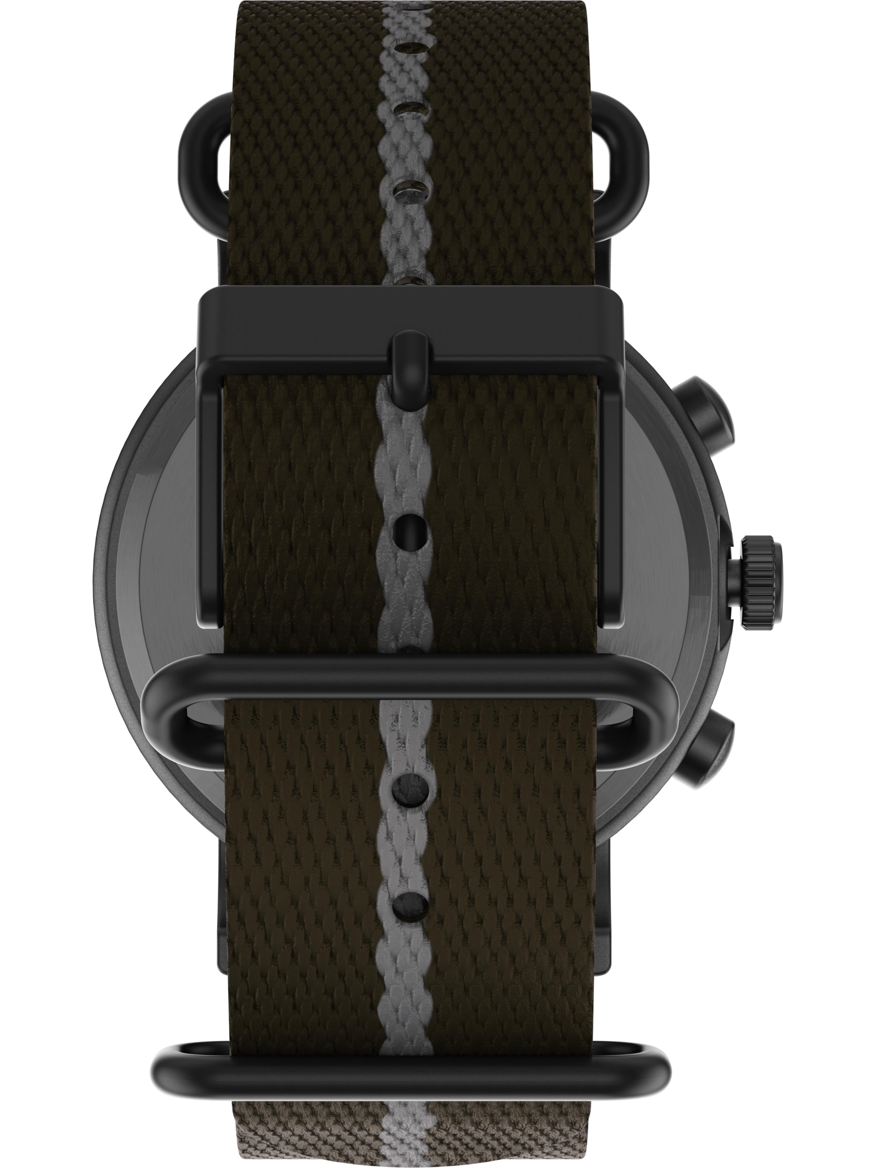 Timex Men's Weekender Chronograph 40mm Double-Layered Nylon Fabric  Slip-Thru Strap Watch