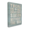 thumbnail image 3 of No Christmas Season Without Sea Phrase Holiday Graphic Art Gallery Wrapped Canvas Print Wall Art, 3 of 7