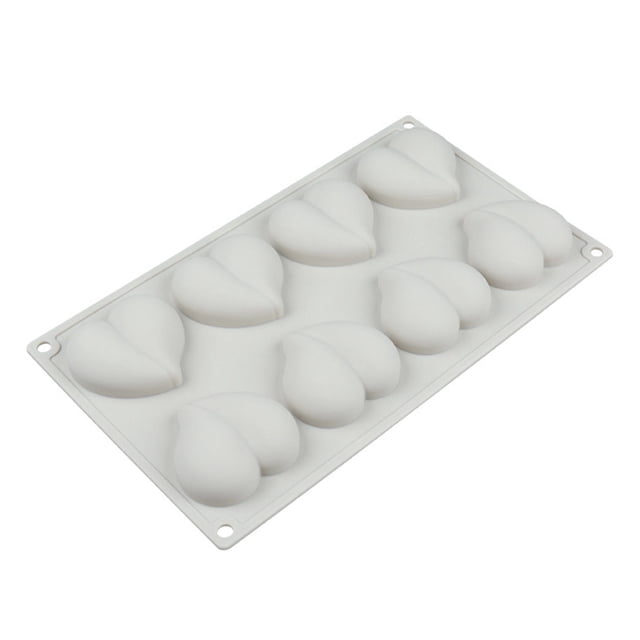 Bearachild 8 cavidades corazón molde de silicona vacaciones Hotel comedor Bar café gelatina pastel pudín molde postre decoración hornear Herramientas y accesorios para hornear