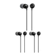 thumbnail image 1 of Audífonos Intrauditivos Sony MDR-EX15LP Negros Paquete de 3, 1 of 2