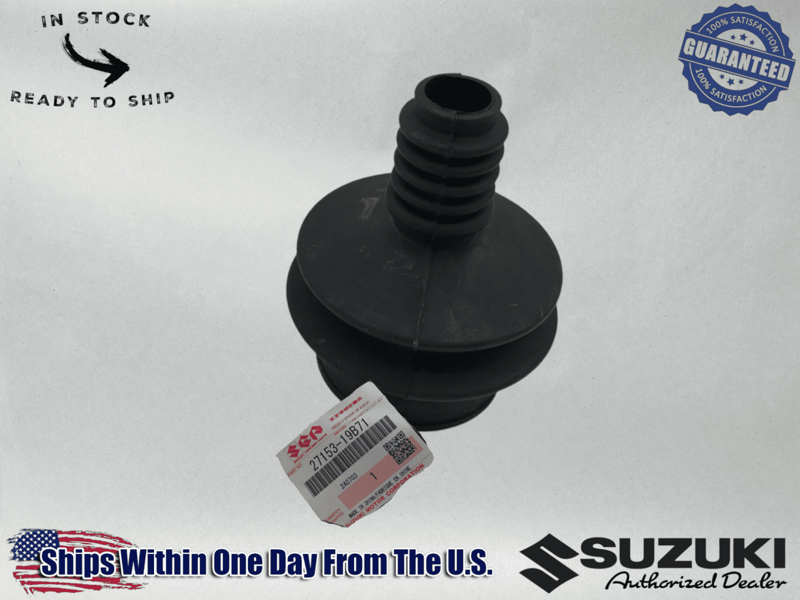 Suzuki OEM Drive Shaft Universal Boot LTF250 LTF300 LT4WD Quad 27153-19B70 1