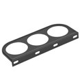 thumbnail image 1 of Triple Gauge Mounting Bracket, 3-Hole 52mm/2in Practical Dashboard Meter Holder  For Auto, 1 of 8