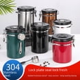 thumbnail image 3 of Tarro de acero inoxidable 304 para almacenar granos de café, tarro sellado, tarro para té, tarro para almacenar leche en polvo, tarro para granos de café, 3 of 6