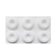 thumbnail image 1 of Advancent Molde de silicona para rosquillas, molde para pastel de Mousse de 6 cavidades, bandeja para hornear postres DIY, utensilios para hornear pasteles Herramientas y accesorios para hornear Advancent HA003046-00, 1 of 6