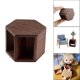 thumbnail image 1 of Mesa auxiliar de madera de nogal Miniatura para casa de muñecas ShuxiuWang, 1 of 1