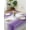 Purple, variant on Navy Blue Ombre Tablecloth Square Table Cloth 54x54, Waterproof Outdoor Table Cloth Covers Decorative Table Protector, Farmhouse Modern Art Washable Table Cover for Kitchen Dinning Party