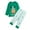 ZF Green, variant on Baby Boy Outfits Christmas Kids Girls Long Sleeve Santa Striped Print Sleepwear Tops Pants Set Boys Pajamas Green 100 2 Years-3 Years
