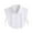 White 2, variant on sunsanly Women Fake Collar Lapel Side Strap Single Breasted Solid Color Detachable Collar Casual Style False Collar Accessory