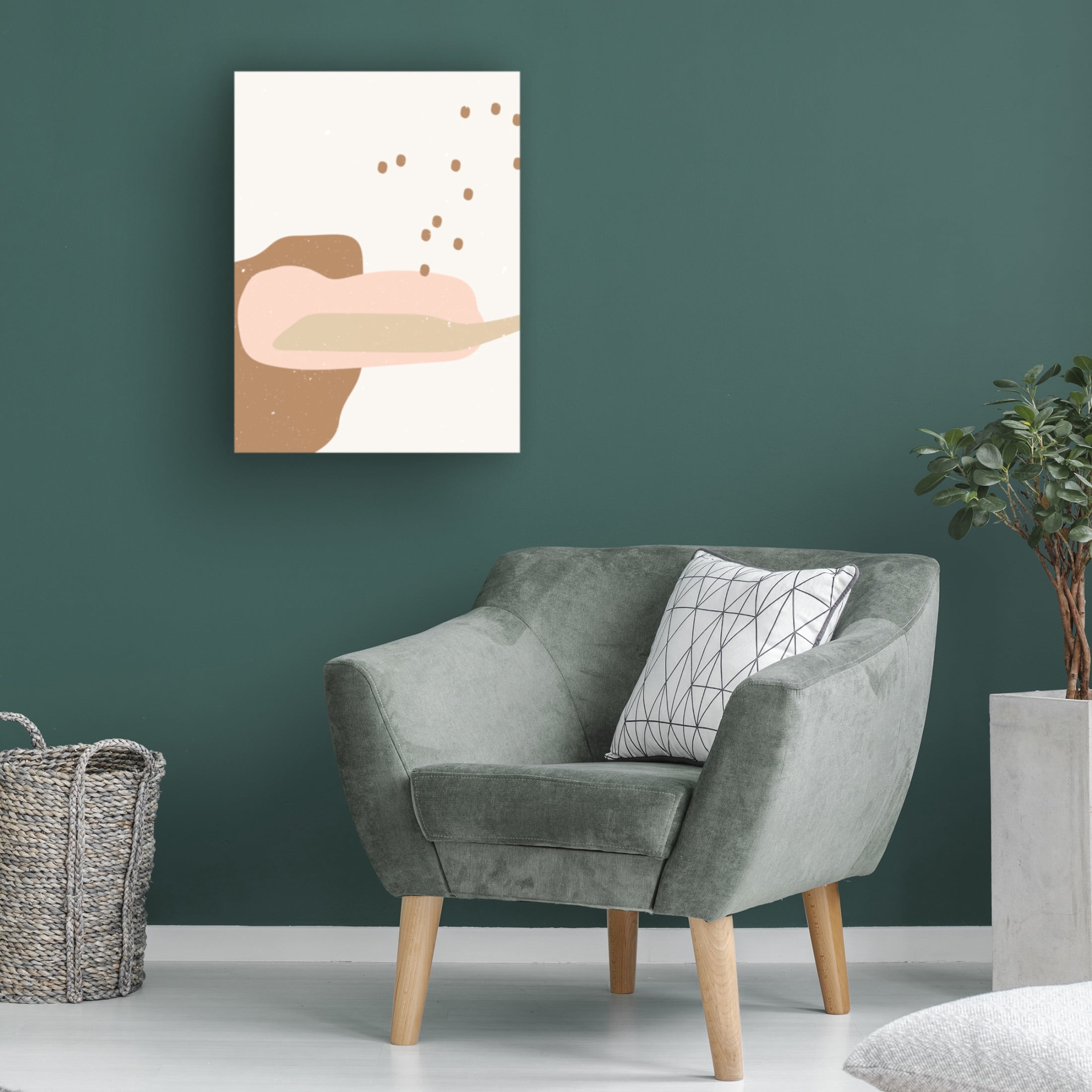 Trademark Fine Art NKTN Abstract composition 2 Canvas Wall Art