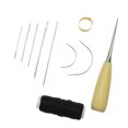 thumbnail image 1 of 1 Unidad Punzón Herramientas Artesanales de material cuero Tapicería de Bricolaje Manualidades Arte mayimx Artesanía de costura de costura a mano, 1 of 7