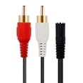 thumbnail image 4 of 2 RCA Male to Female 3.5mm Jack Aux Stereo Audio Cable, 4 of 5