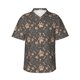 thumbnail image 1 of Balery Animal Paw Camisas hawaianas de manga corta para hombre, camisas playeras de corte holgado, camisas de vacaciones con botones,Small, 1 of 7