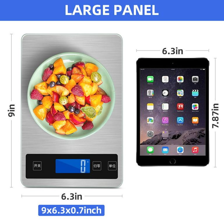 1pc Food Scale Kitchen Scale Food Scales Digital Weight Grams And Oz Kitchen  Weighing Scale Accurate