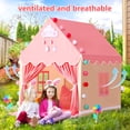 thumbnail image 4 of Play Tent SISTICKER Kids Princess Castle con alfombra para niñas, 4 of 7