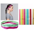 thumbnail image 1 of Banda elástica para el cabello de color caramelo popular en Europa y América, banda para la cabeza para yoga, banda para el cabello deportiva para correr con pegamento doble antideslizante, 1 of 5