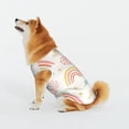 thumbnail image 4 of LNWH Rainbow Striped Clouds Pattern Dog Clothes, Breathable Warm Cotton Pet Clothes 4X-Large, 4 of 8