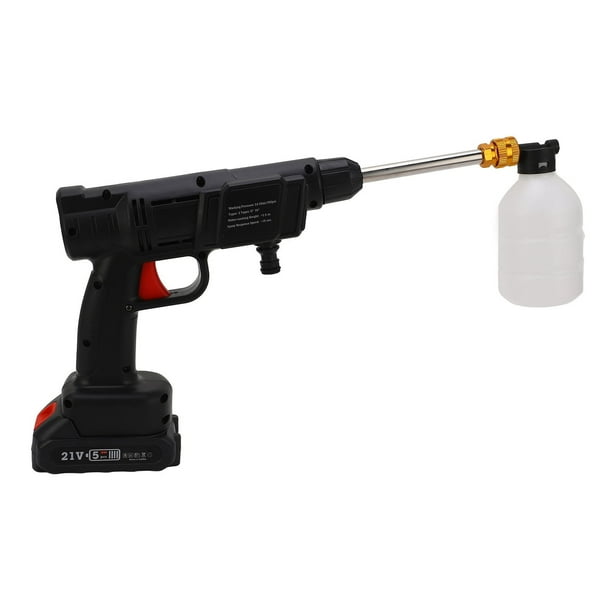 Lavadora De Presión Inalámbrica, Lavadora De Alta Presión De Automóvil Portátil De 600 W Con Lavadora Eléctrica De 350 PSI, Lavadora Eléctrica Multifuncional Para