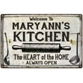 thumbnail image 1 of MARYANN'S Kitchen Farmhouse Sign Gift 8x12 Metal 208120033348, 1 of 1