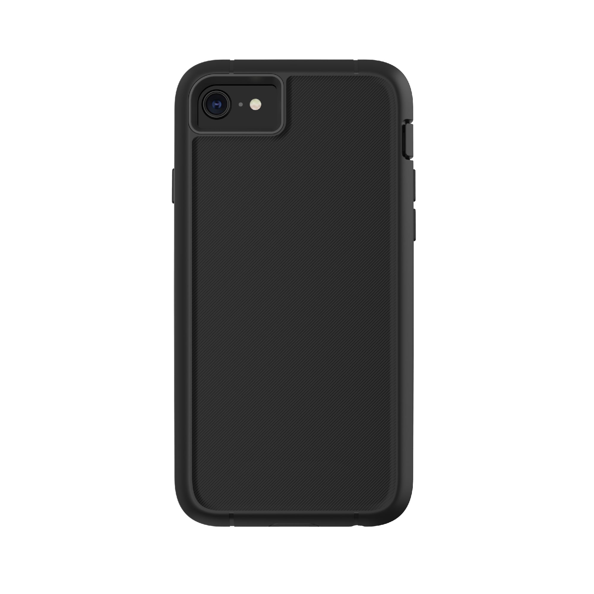 onn. Rugged Phone Case for iPhone SE 2022, SE 2020, 8, 7, 6s, 6 - Black