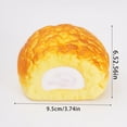 thumbnail image 3 of 2026 New Simulated Bread Super Soft , Stress Relief for Everyone Anxiety Relief Suitable as Birthday and Holiday Gift, 3 of 9