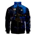 thumbnail image 3 of Chaqueta con estampado 3D de gotas de lluvia para hombre, abrigos de gran tamaño con personalidad moderna, chaquetas con cremallera Harajuku, ropa para niños, 3 of 5