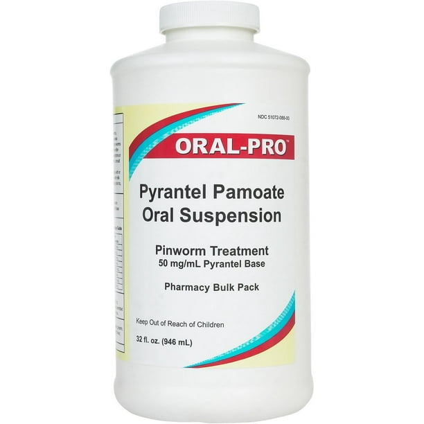Oral Pro Pyrantel Pamoate Oral Suspension 50mg Ml 32 Ounce Walmart Com