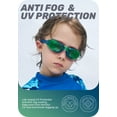thumbnail image 3 of CAPAS Kids Swim Goggles, Pack of 2 Waterproof Anti-Fog Anti-UV Water Pool Swimming Class Goggles for Boys Girls Children Age 4-12, 3 of 7