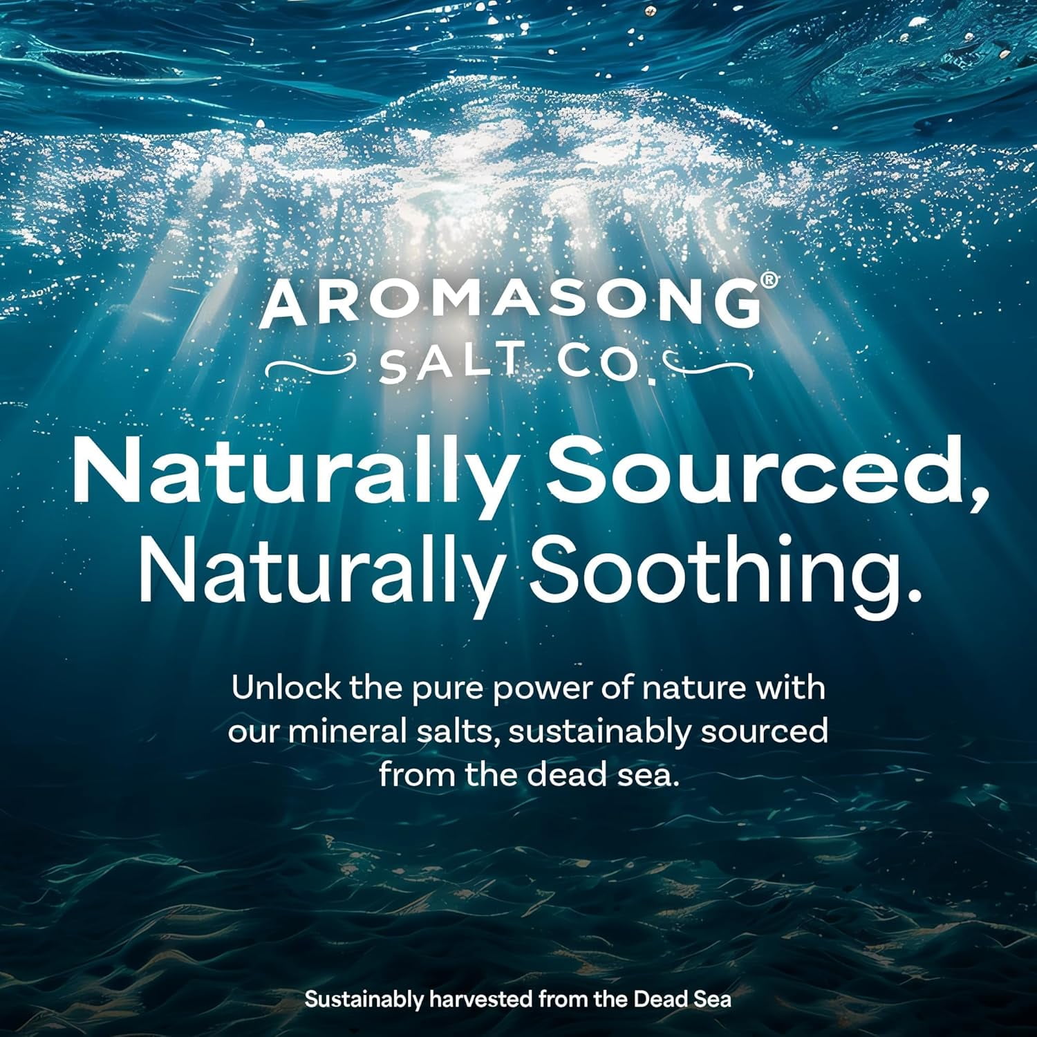 Aromasong Raw Magnesium Flakes for Bath, Dead Sea Magnesium Chloride Bath Salt, Unscented Mineral Soak, 12 lb